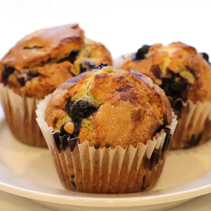 Blueberry muffins